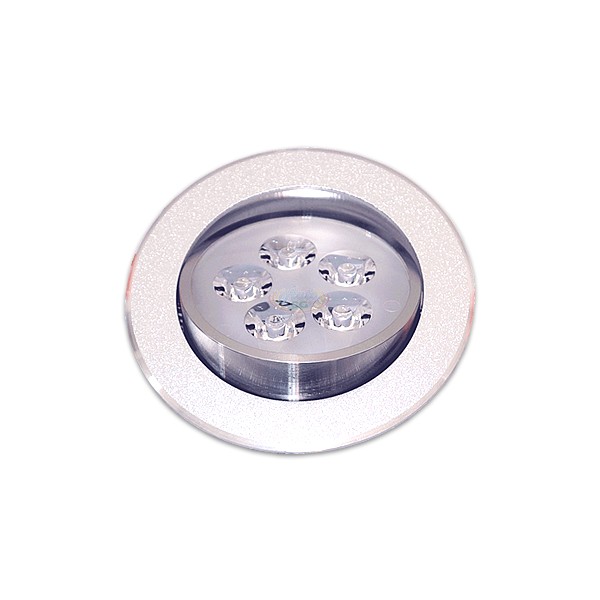 5W 3.5吋 LED投射崁灯(5珠)，9.5cm嵌入孔，灯头可调整角度