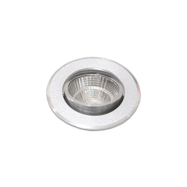 5W/7W 2.5吋 COB LED投射崁燈，7.5cm嵌入孔，燈頭可調整角度